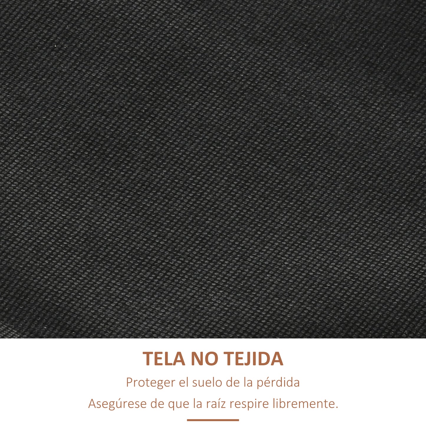 Outsunny Jardinera De Madera De 4 Niveles Con Orificios De Drenaje Naranja_5