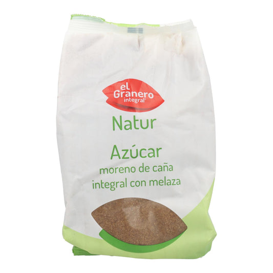 Azúcar Moreno Integral de Caña con Melaza, 500 g El Granero