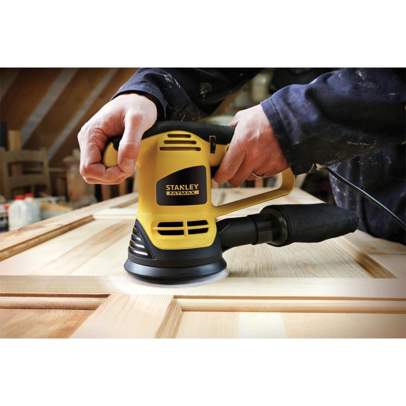 Lijadora orbital Stanley FatMax 480 W 125 mm