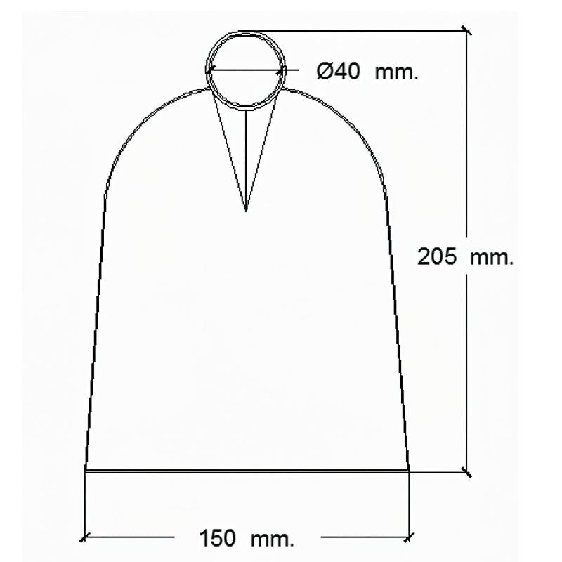 Azada Forjada Sin Mango 96/ 750 Gramos_1