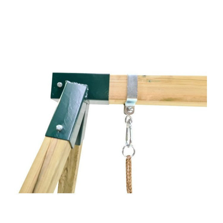 Parque Infantil Masgames Mauna Loa L (madera Cuadrada) Dos Asientos Planos.