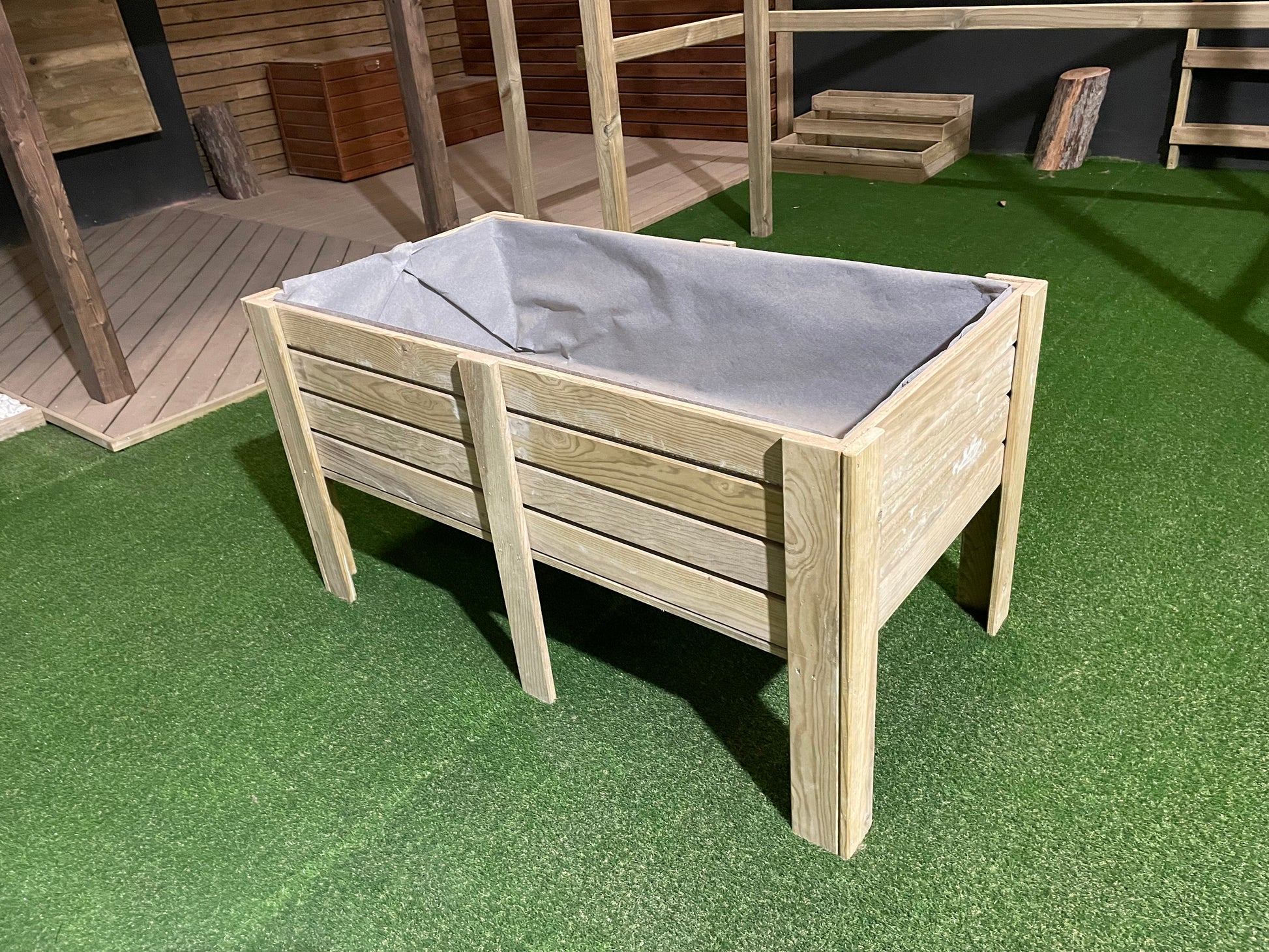 Mesa De Cultivo Mura Profunda 40cm Vidahuerto 200x80x80 Cm.