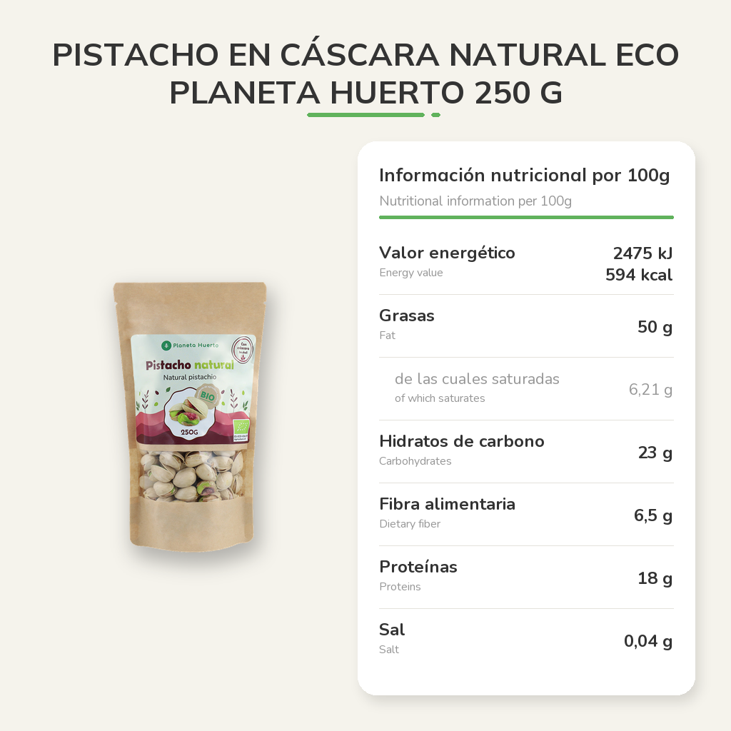 Información nutricional