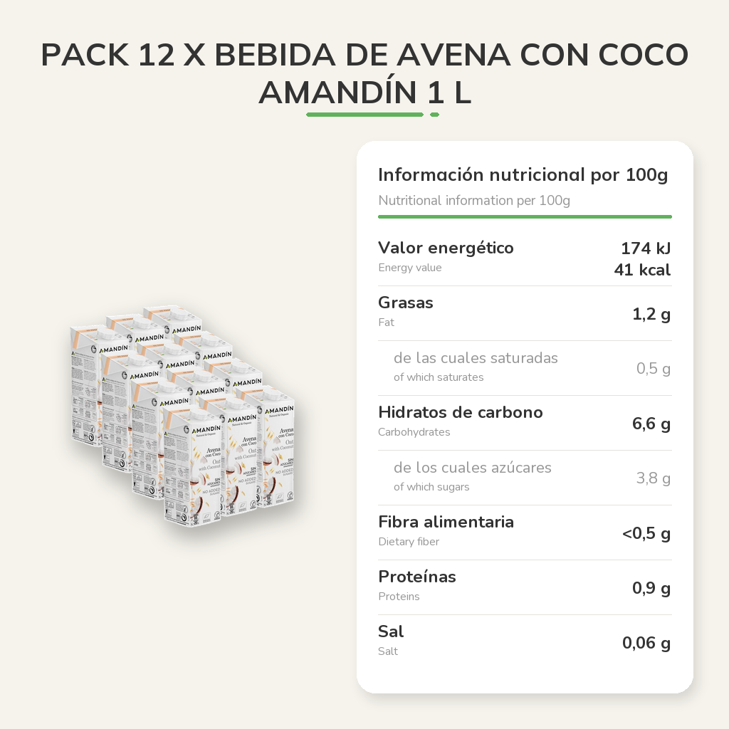 Información nutricional