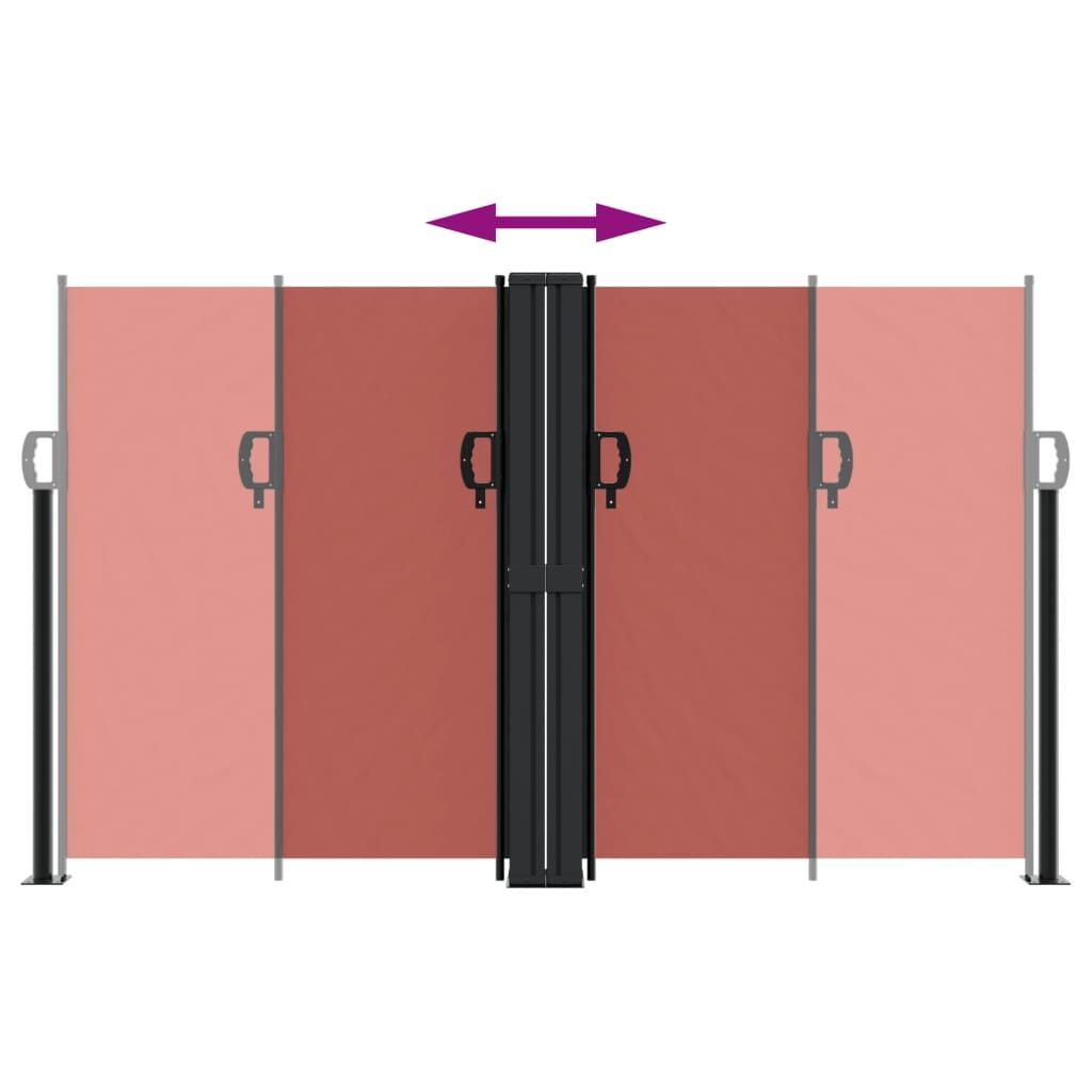 Vidaxl Toldo Lateral Retráctil Terracota 140x1200 Cm_4
