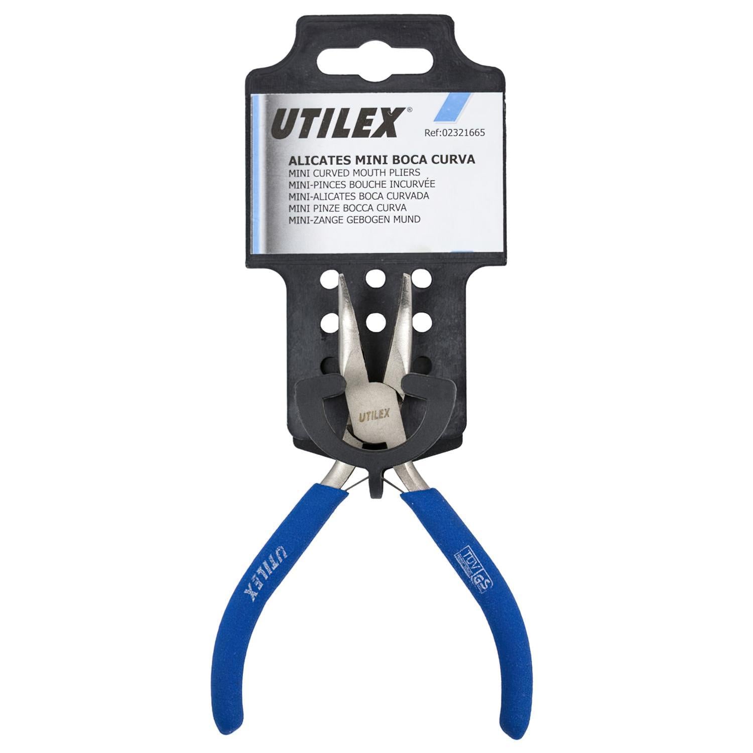 Alicates Mini Boca Curva 120 Mm.