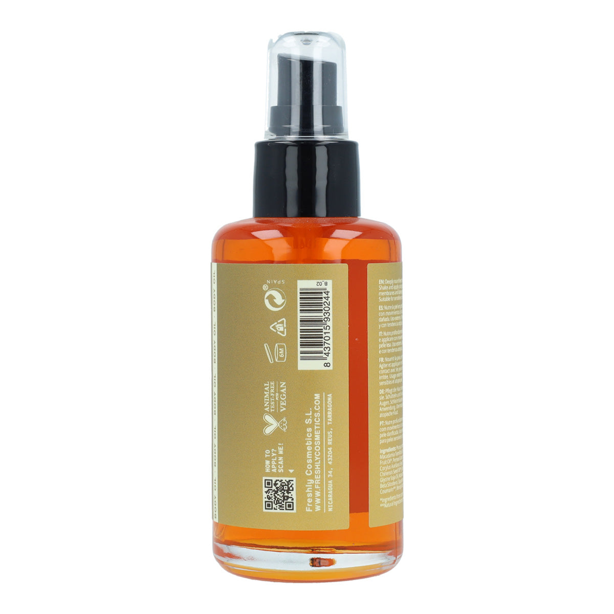 Aceite Corporal Golden Radiance Freshly 100ml