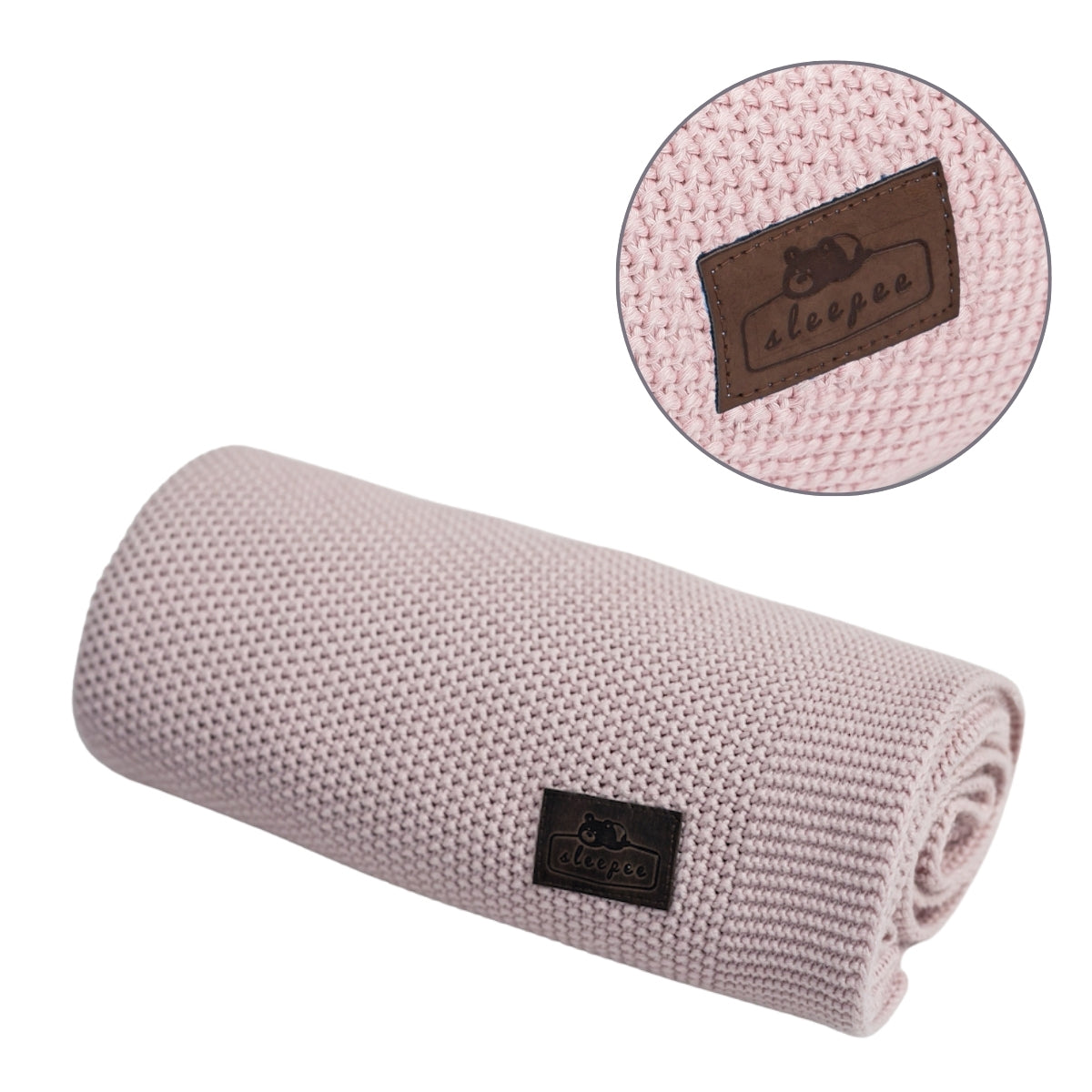 Manta De Bebe Natual Bambú Pink