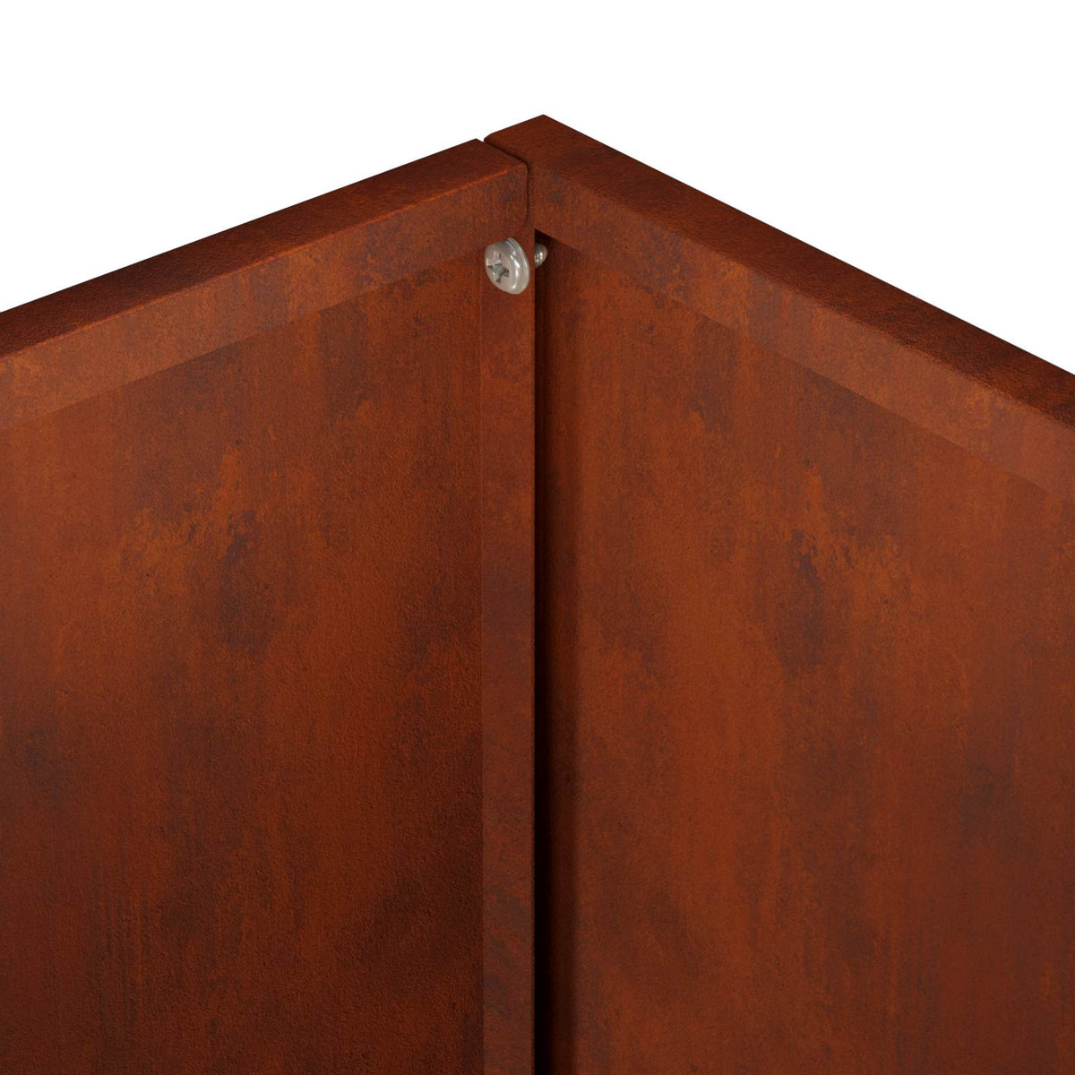 Macetero De Jardín Oxidado 40 X 20 X 50 Cm Acero Oxidado_5