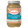 Potito de risotto con puerros y salmón Babybio 200 g