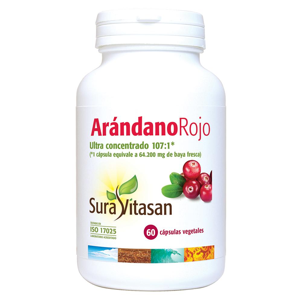 Arándano Rojo 600 Mg 60 Caps Sura Vitasan