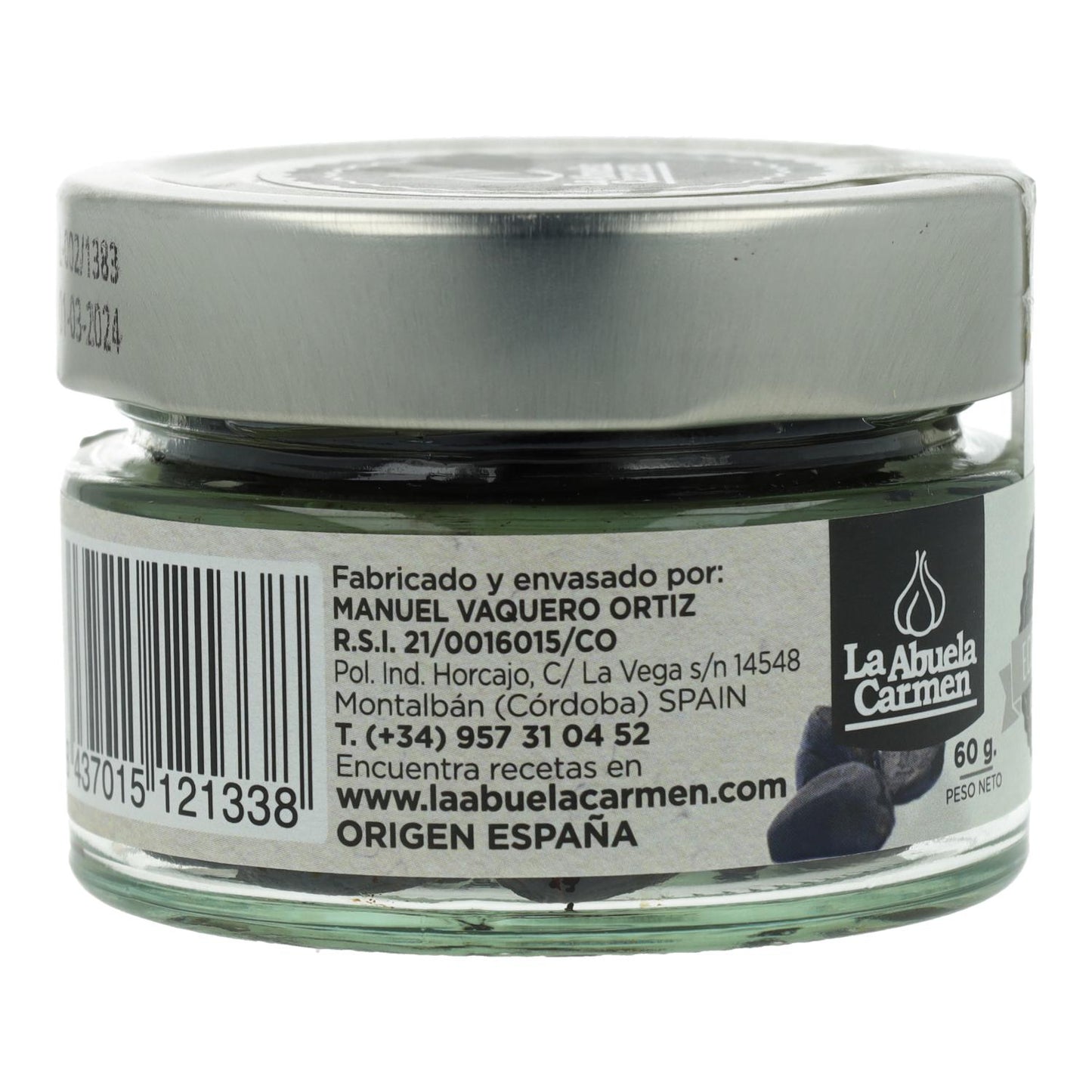 Ajo Negro pelado La Abuela Carmen 60g
