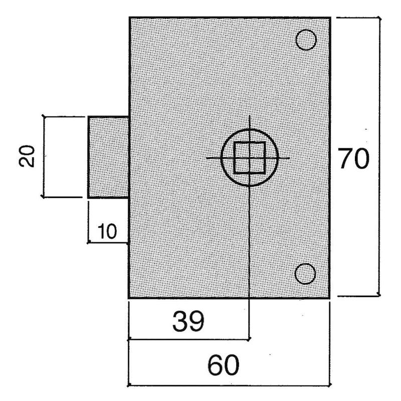 Picaporte Ucem 234-hz/60_1