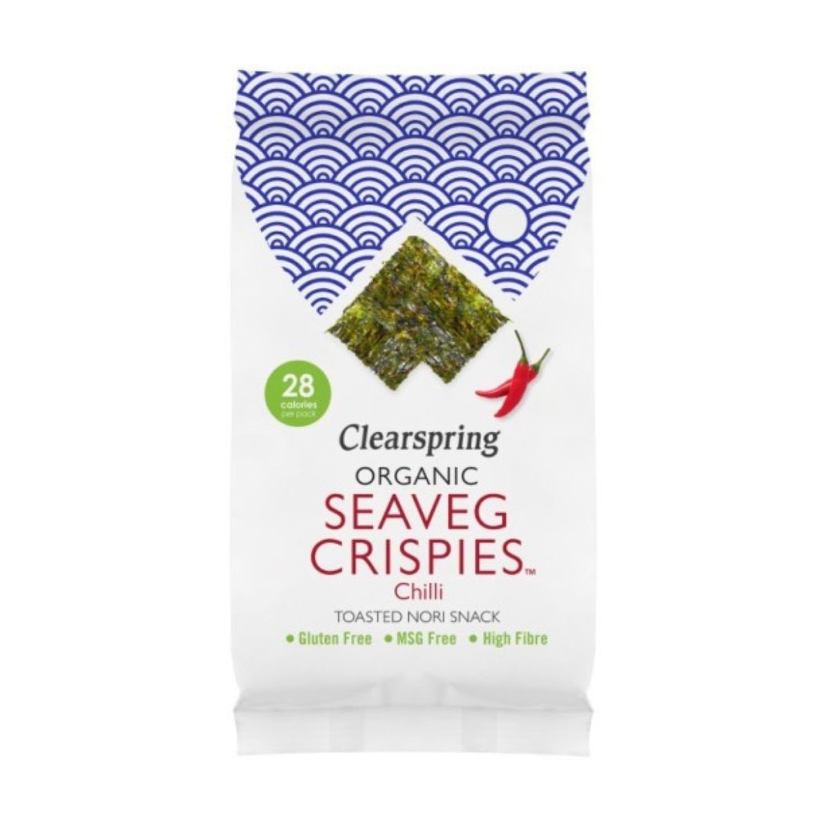 Alga Snack Nori Chilli Bio Clearspring 4 g