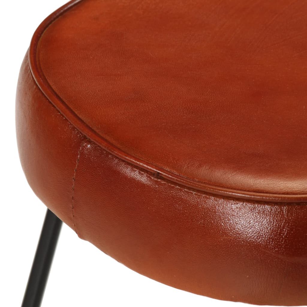 Taburetes De Bar 2 Uds Marrón Oscuro 40x29,5x53 Cm_5
