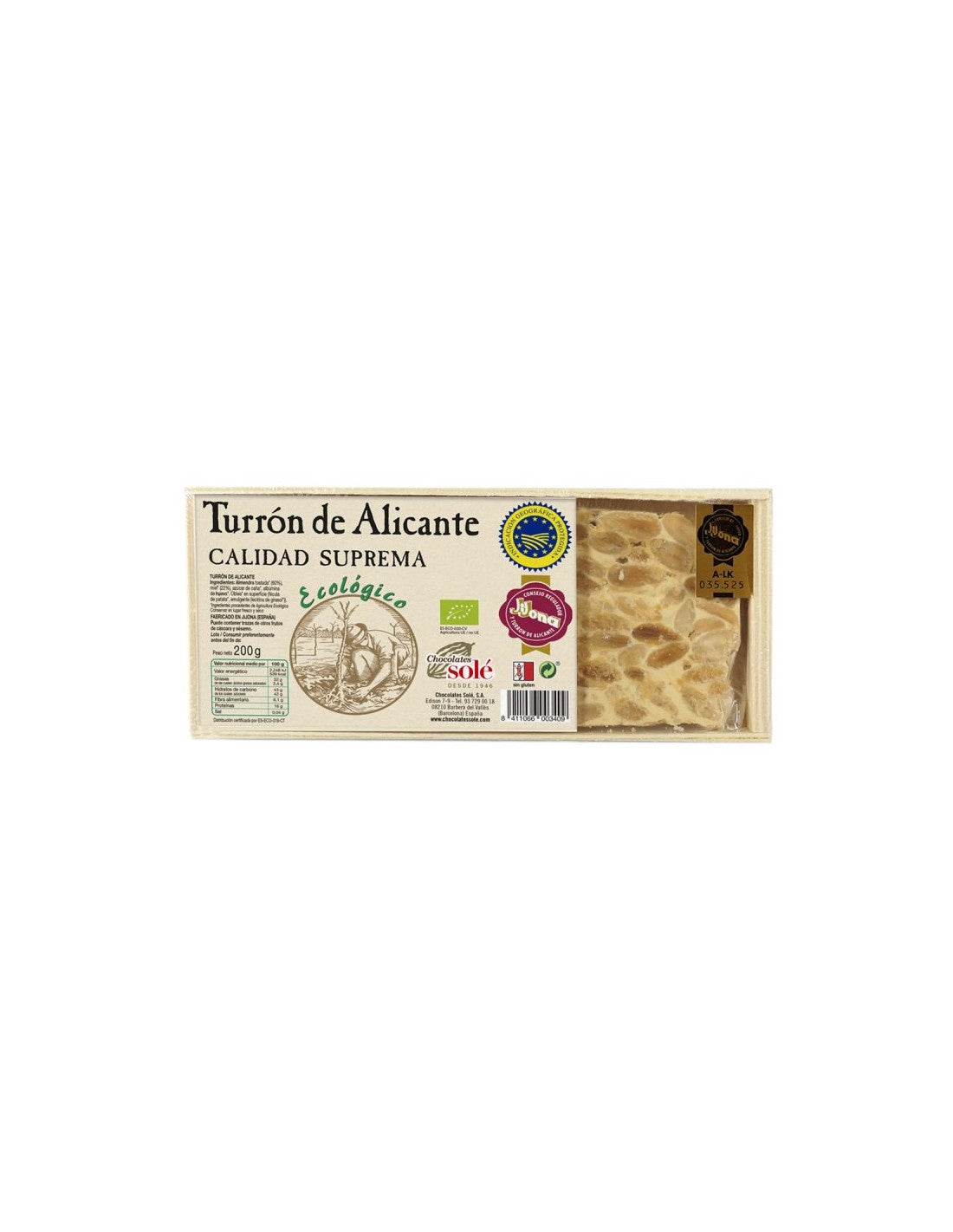 Turrón De Alicante - Chocolates Solé_0