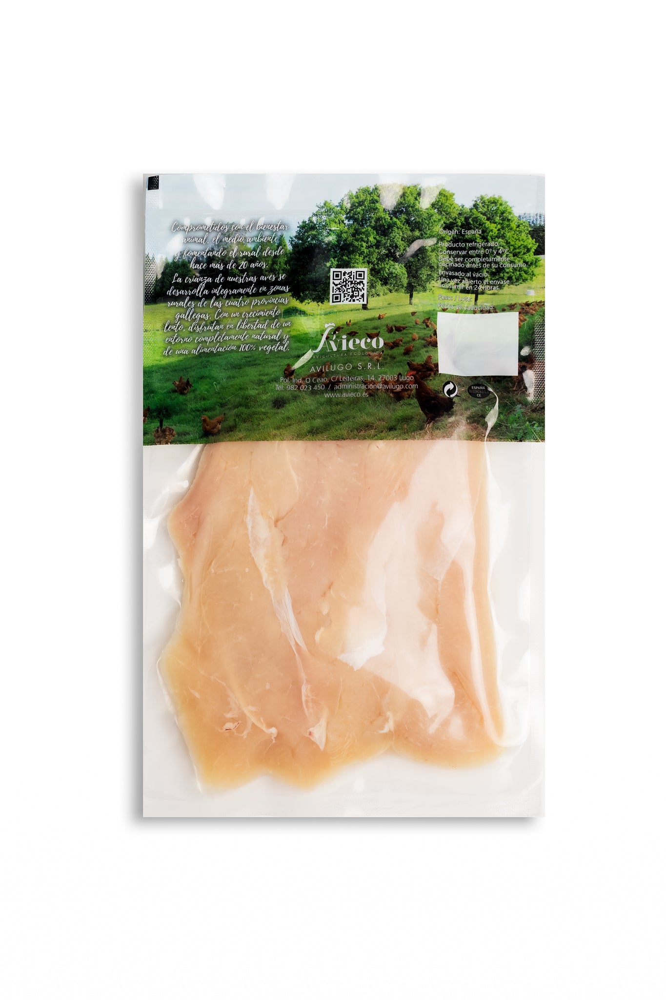 Pechugas enteras de pollo Ecológico