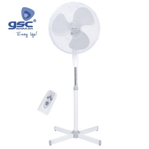 Ventilador de pie 43cm 45W con mando a distancia