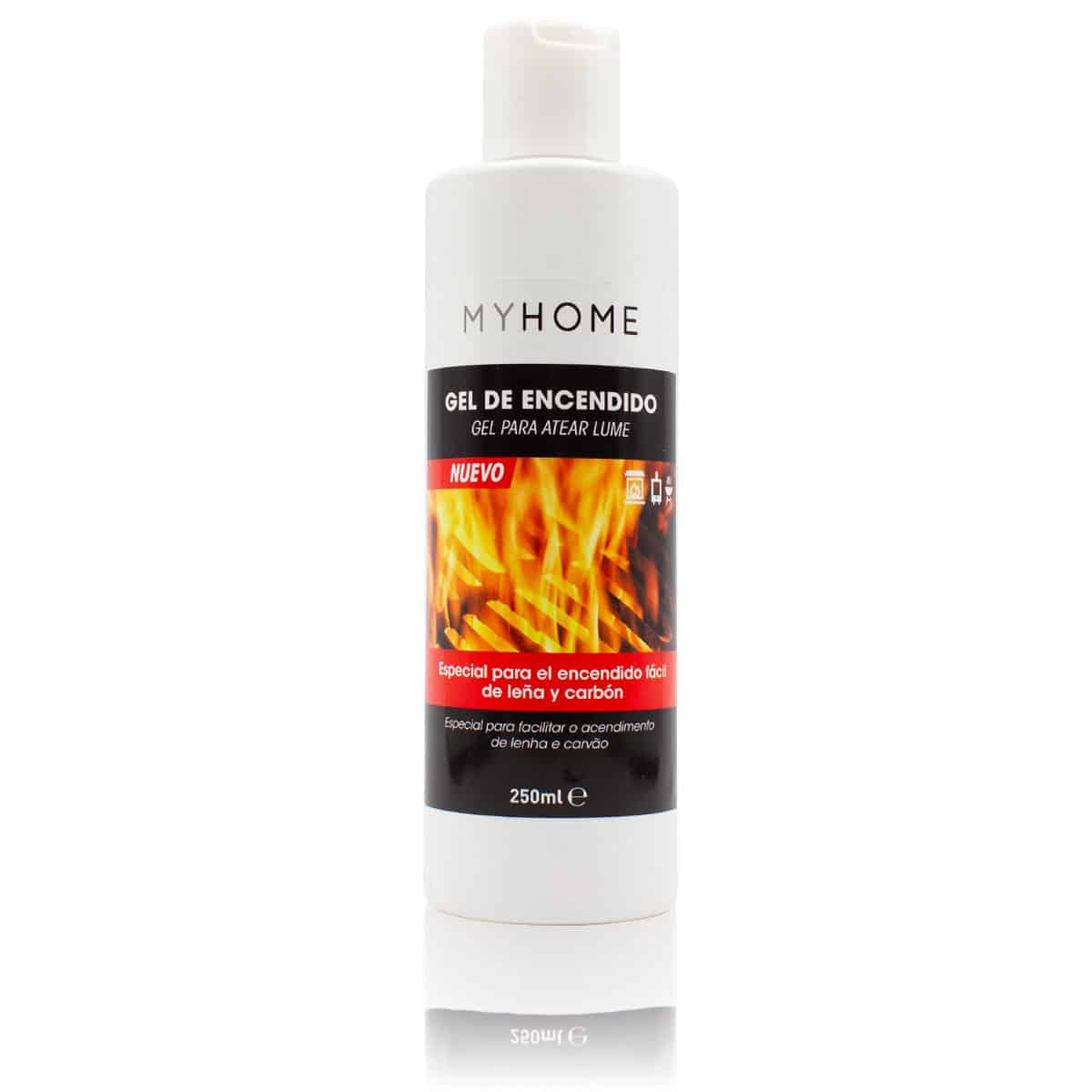 Gel de Encendido MyHome 250 ml | Para Barbacoas, Chimeneas, Leña y Carbón | Encendido Rápido y Limpio_0