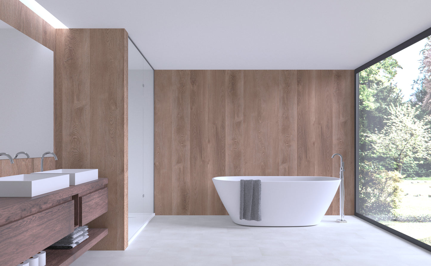 Aqua-step- All In One - Paneles De Pared A Prueba De Agua Y Panel De Sueloe  - Newcastle - 6 Paneles (2,34m²)