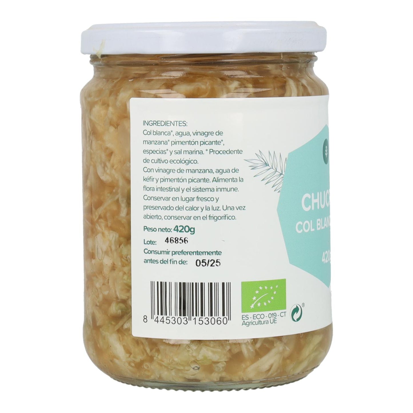 Chucrut Col Blanca ECO Planeta Huerto 420 g