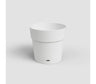 Artevasi Macetero Blanco Capri 35 Cm Con Reserva De Agua De Plástico Reciclado