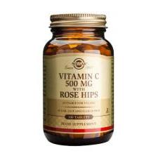 Rose Hips C 500 mg Solgar, 100 comprimidos