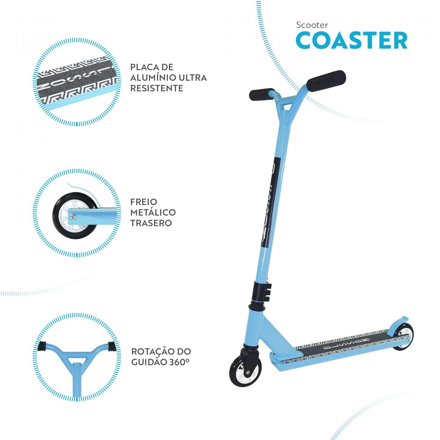 Patinete freesetyle Coaster Olsson and Brothers