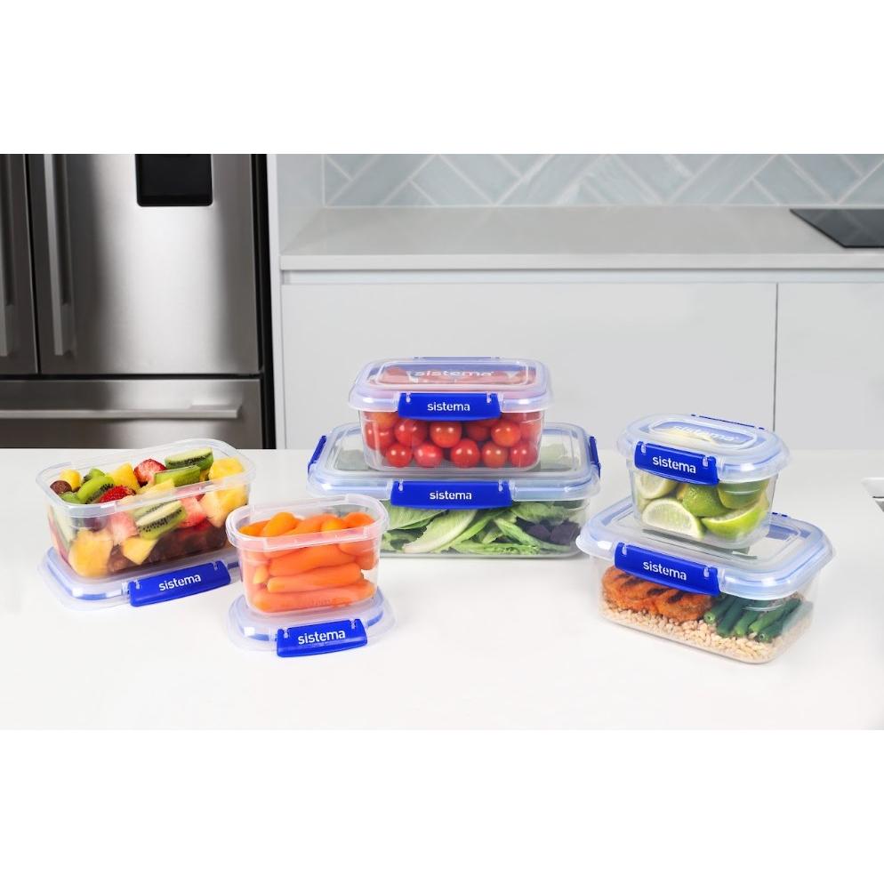 Pack recipientes herméticos Sistema Klip It+ 6 uds