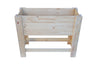 Mesa De Cultivo la Huertezuela De Madera Natural 98,5 X 39 X 79,5 80l + Bolsa Geotextil, Huerto Urbano Para Interior..