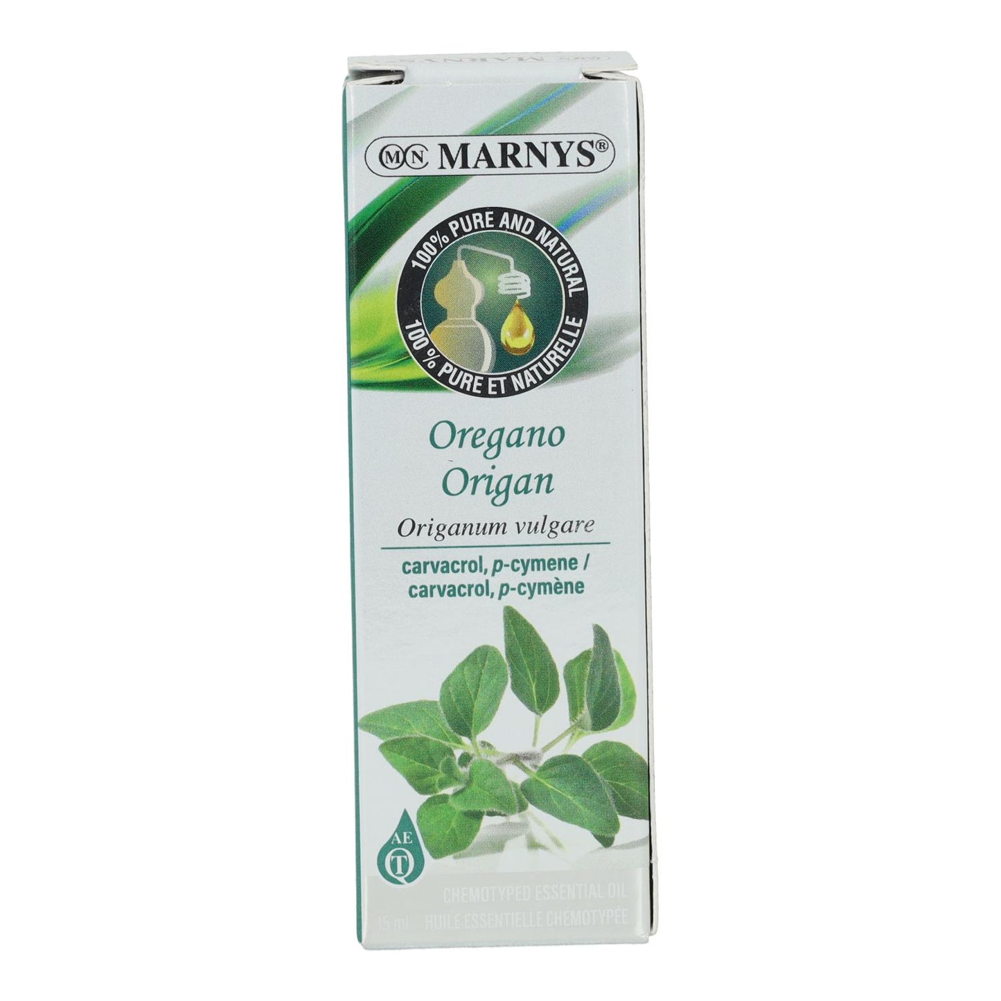 Aceite Esencial Alimentario De Oregano Marnys 15 ml