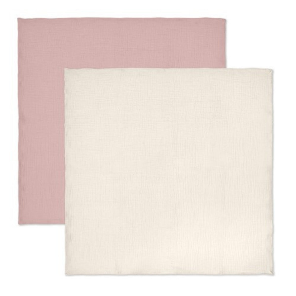 Pack 2 Muselinas De Algodón 70x70 Para Bebé Rosa