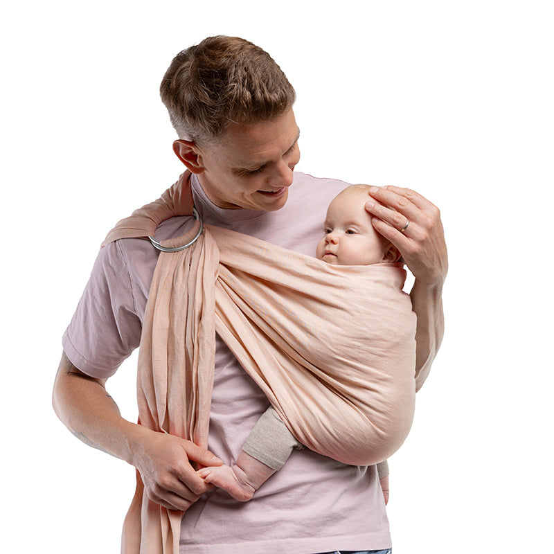 Bandolera Portabebé Boba Ring Sling Peony Pink