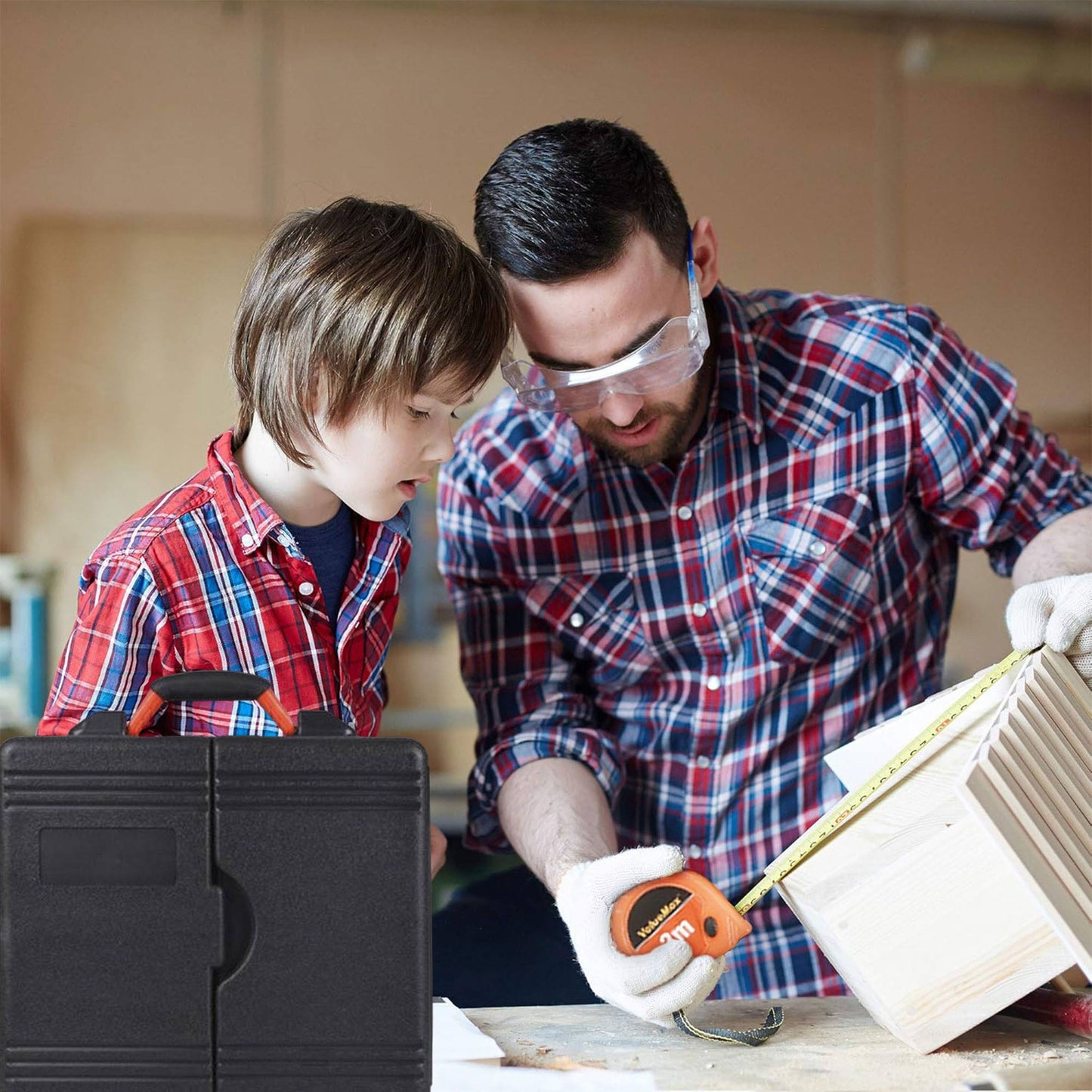 Well Home Juego De 76 Herramientas En Metal En Caja Negra