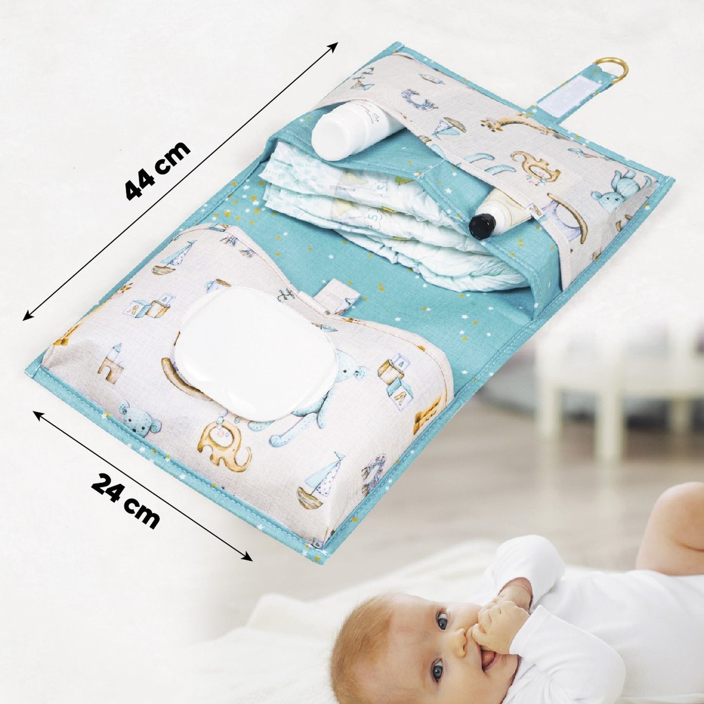 Organizador Material Bebés Azul Cielo_1