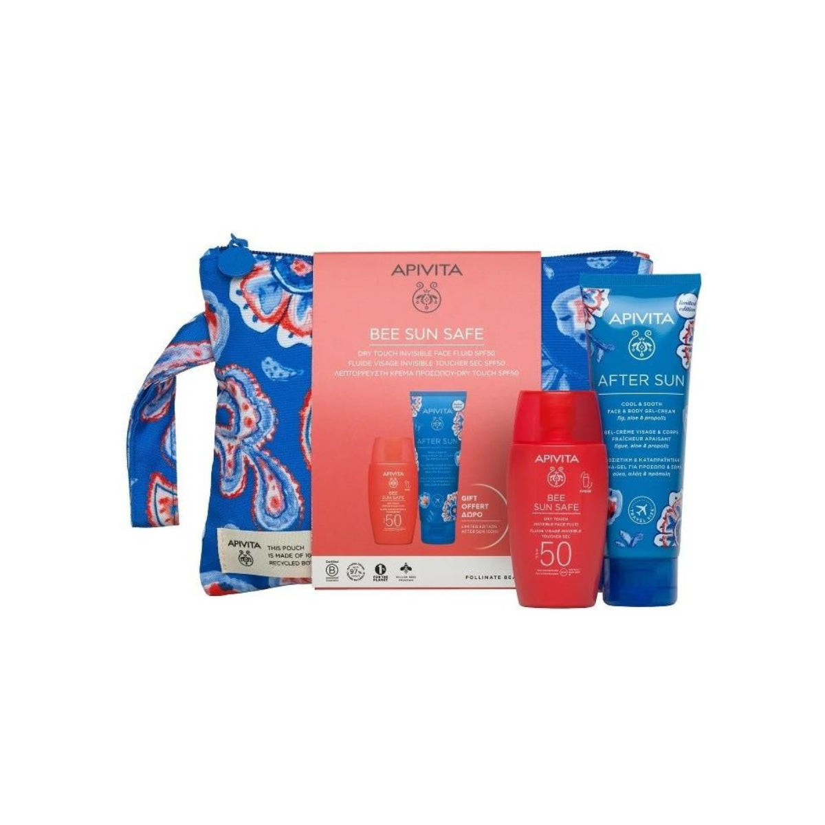 Fluido facial invisible toque seco SPF50 + REGALO express beauty y limpiador facial