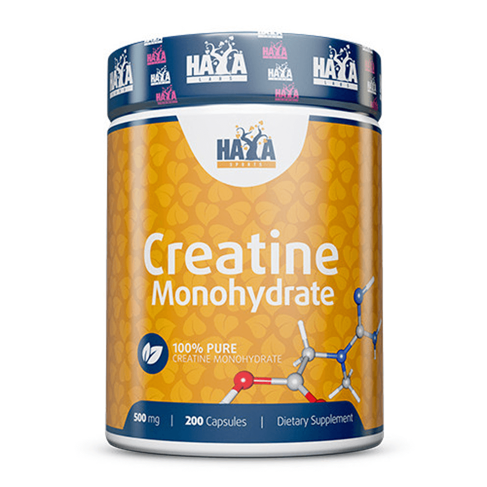 Sports Creatina Monohidrato 500mg - 200 Cápsulas - Creatina Monohidrato - Haya Labs_0