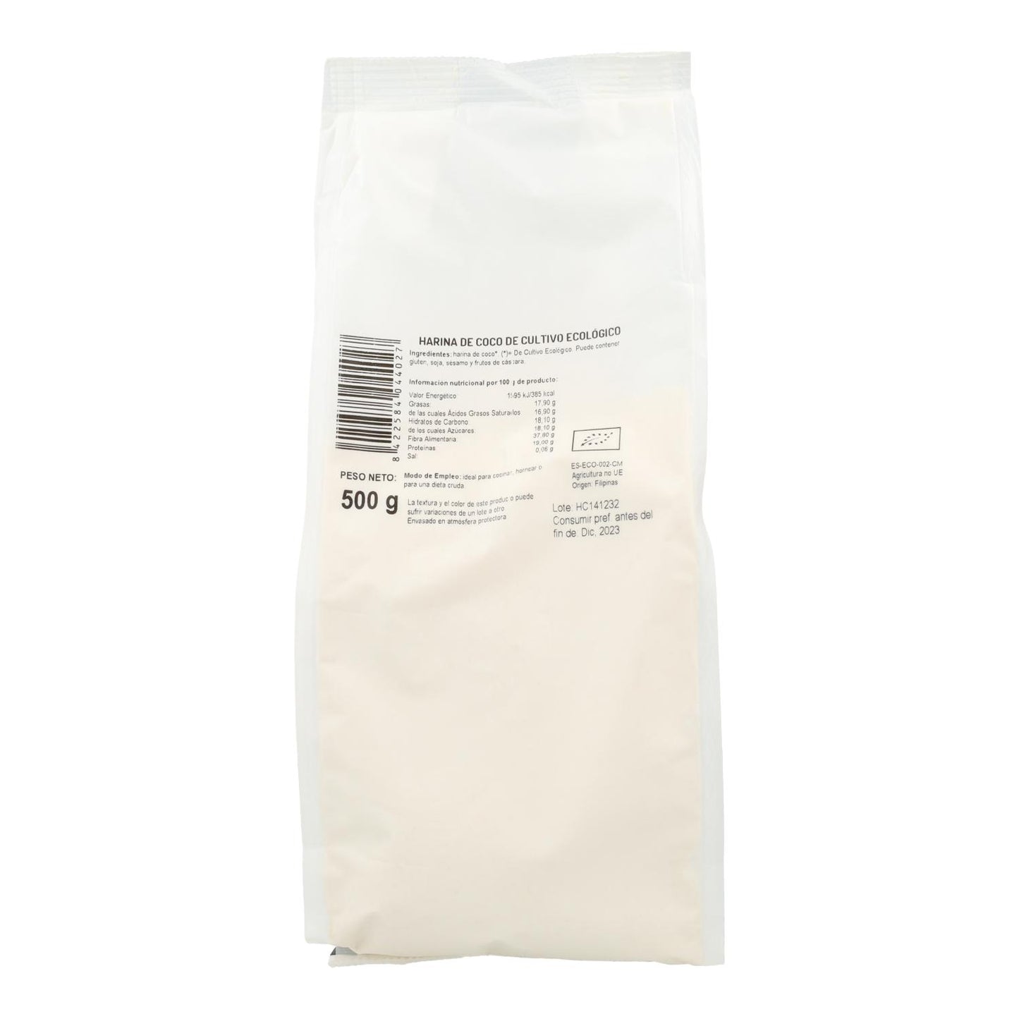 Harina de Coco El Granero, 500 g