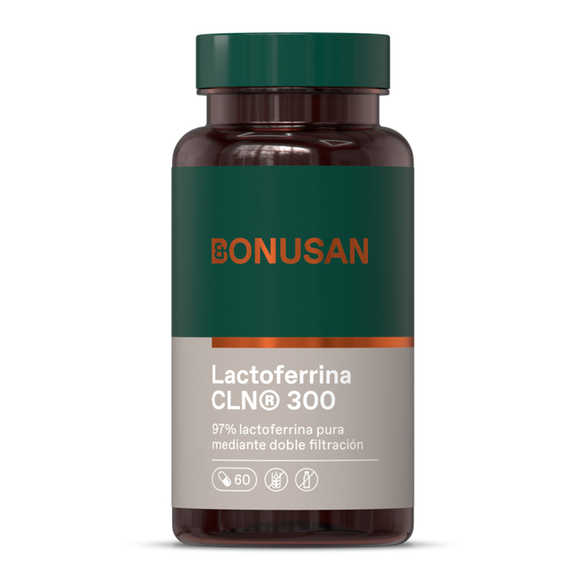 Lactoferrina CLN® 300 Bonusan 60 cápsulas gastrorresistentes