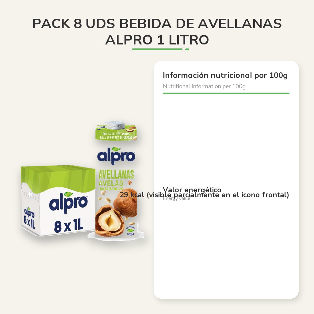 Información nutricional
