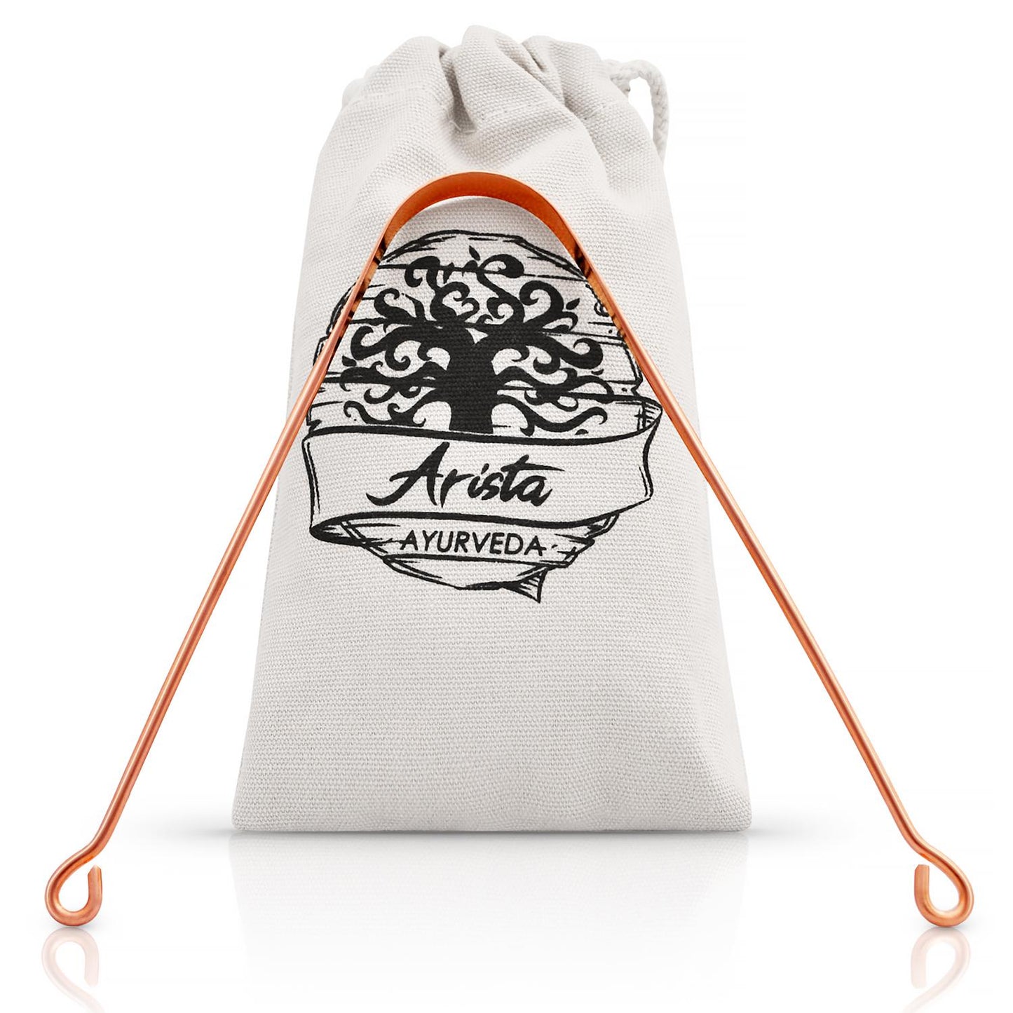 Raspador de lengua de cobre Arista ayurveda
