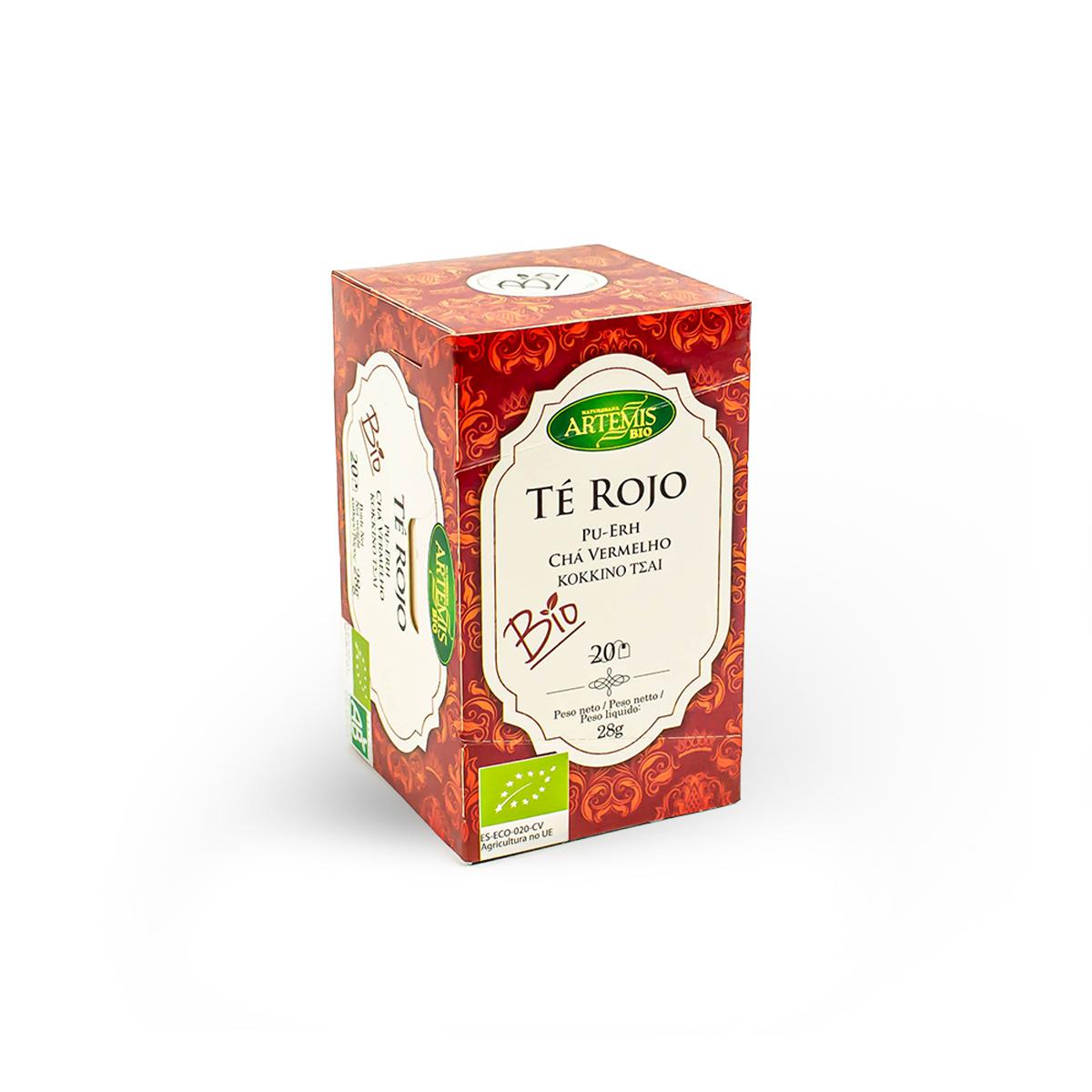 Te Rojo Puerh Bolsitas Eco 20 Filtros Artemisbio