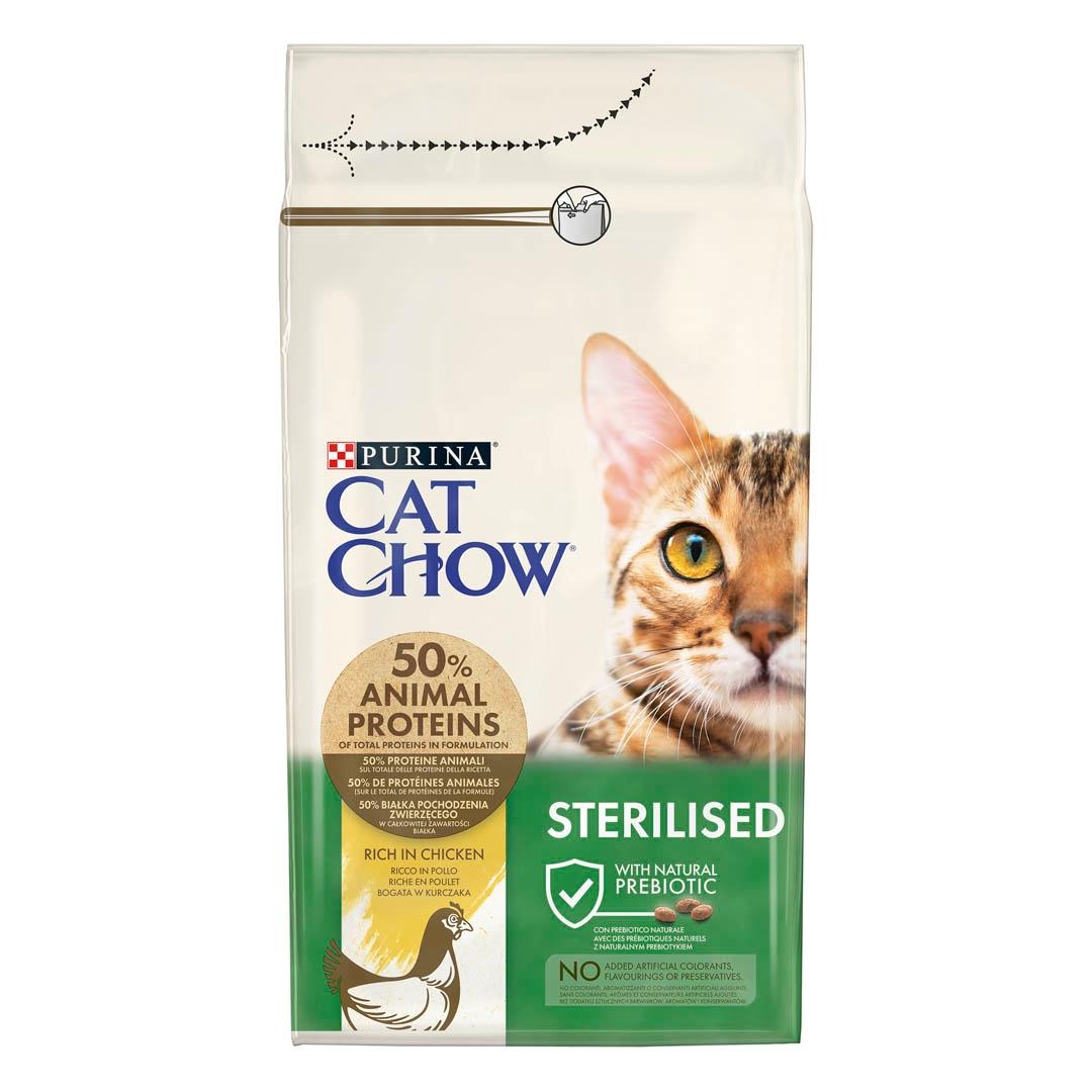 Cat Chow Pollo Gatos esterilizados 3 kg