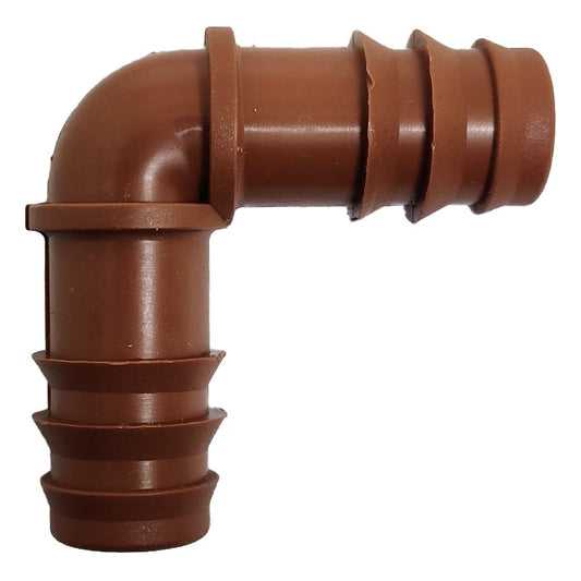 Codo 16mm Marrón. Bolsa De 10 Unidades