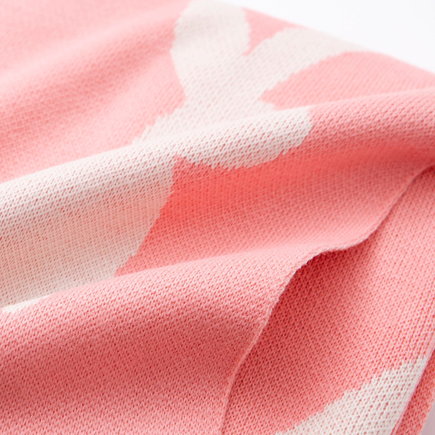 Manta 100% Acrilico 1000gr Conejo Rosa Benetton_5
