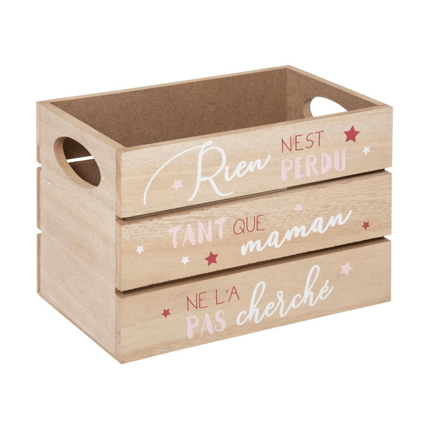Juego De 2 Cajas De Madera Y Rosa_2
