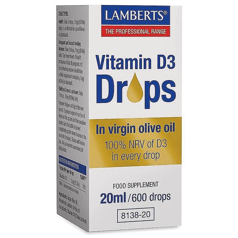 Vitamina D3 Gotas, Lamberts