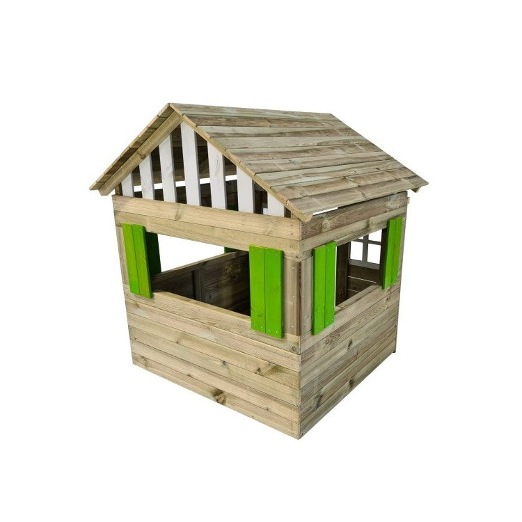 Casita De Madera Masgames Lollipop Xl Horeca Verde.