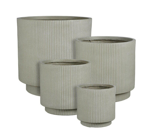 Macetero Quito Gris 30x30 Cm