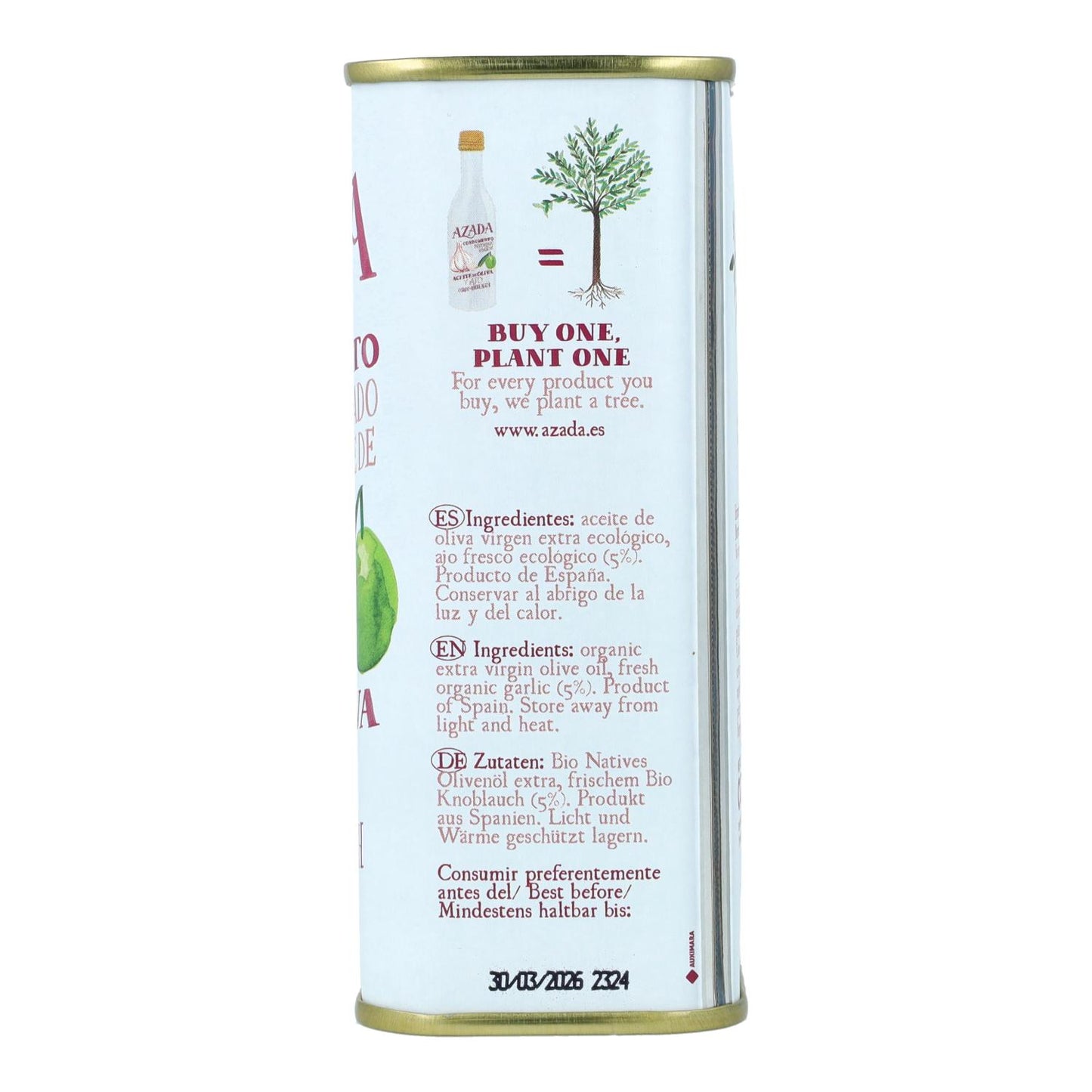 Aceite de Oliva y Ajo Eco Azada 225 ml